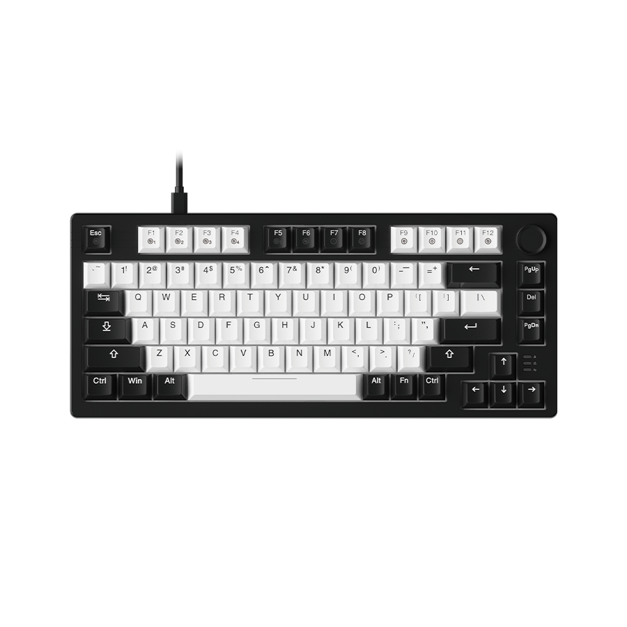 DAREU EK75 | Compact 75-Key Rainbow Wired Gasket Gaming Keyboard