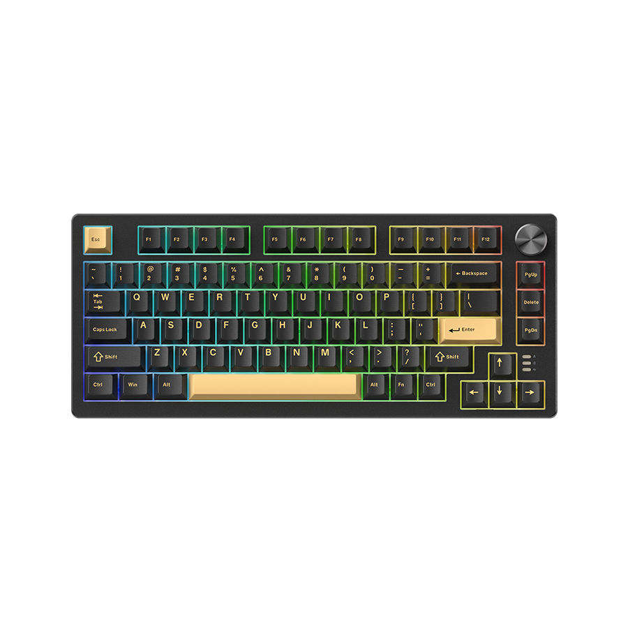 DAREU EK75 RT | Compact  75-Key Wired RGB Magnetic Hotswap Keyboard