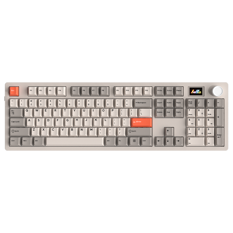 DAREU A104 Pro | Wireless Custom Keyboard with TFT & Knob