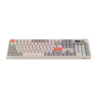 DAREU A104 Pro | Full-Size Wireless RGB  Hotswap Keyboard with TFT & Knob - Retro